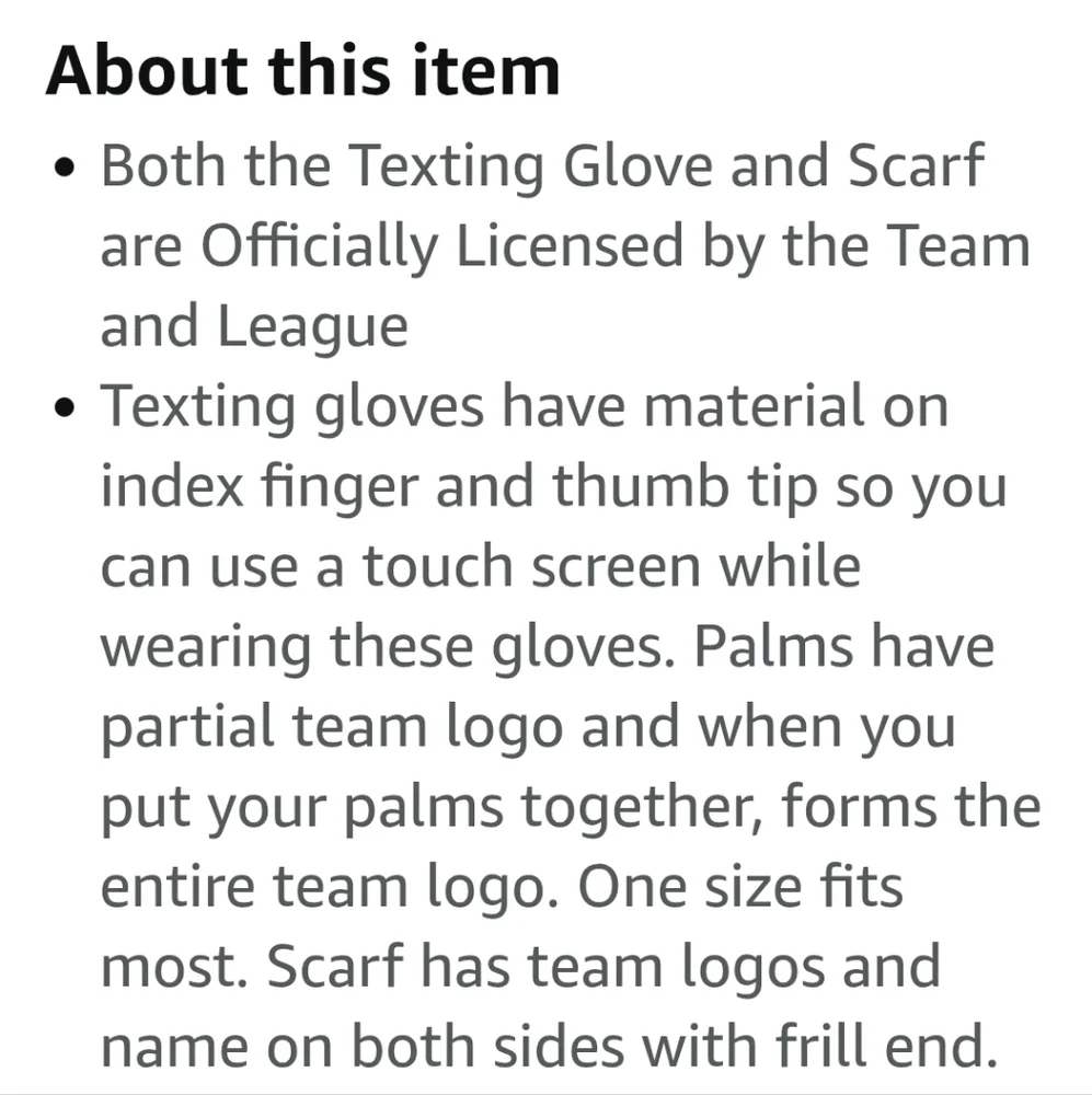 Cincinnati Bengals Scarf and Gloves Set. NWT. - Picture 6 of 6